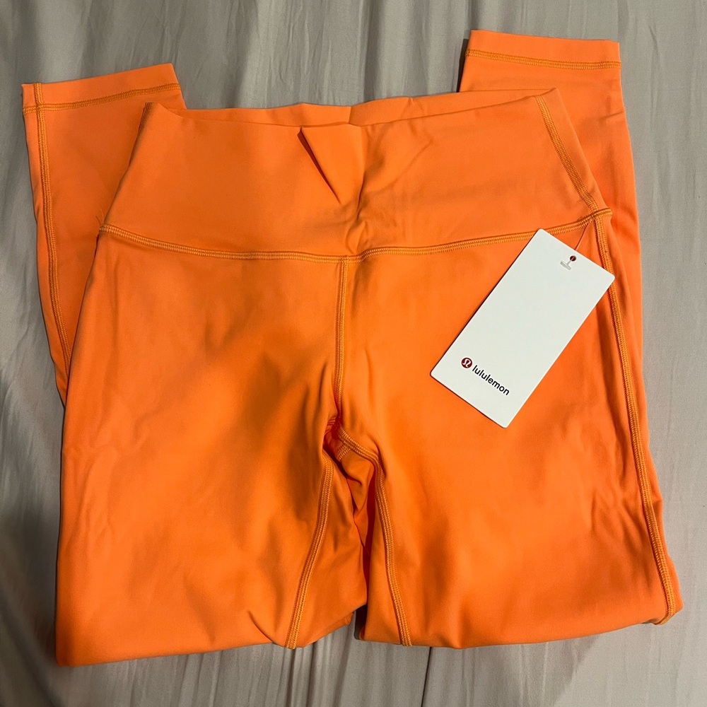 lululemon athletica Orange Leggings